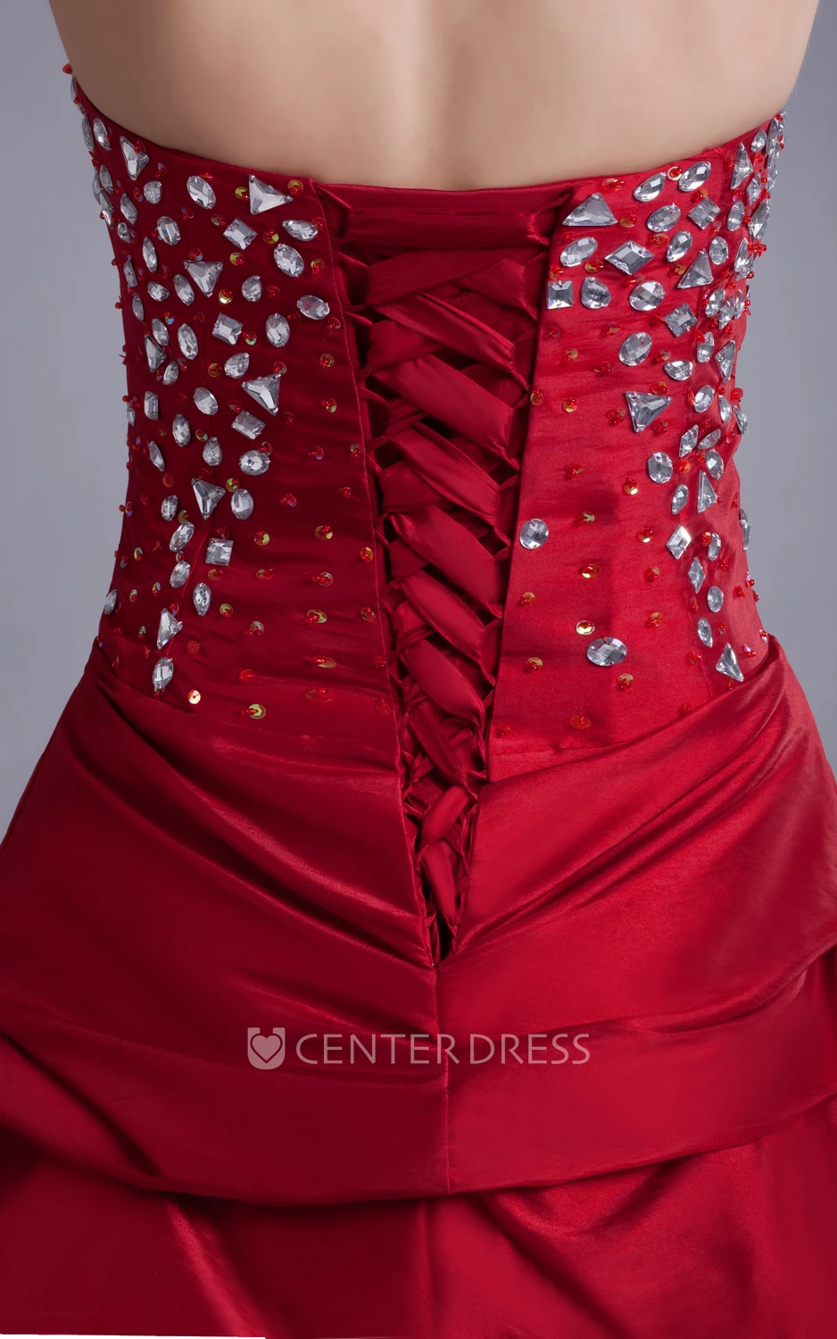 Sweetheart Short Dress With Beading and Ruffles