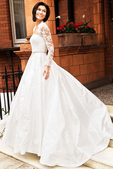 Taffeta Lace Wedding Dress