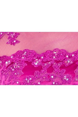 Cap Sleeve Appliqued Top Satin Long Mother Of The Bride Dress With Crystal Details