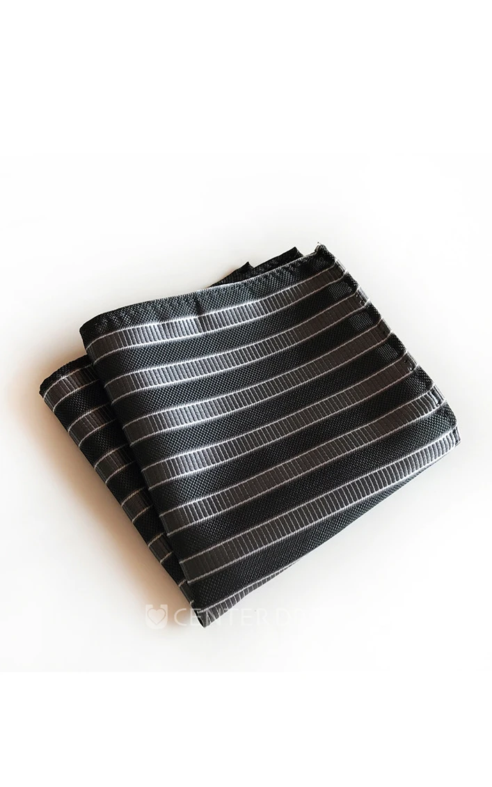 Striped Printing Pocket Square-11 Color Options