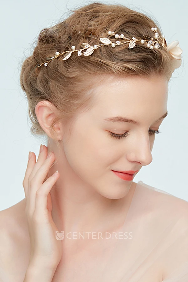 Handmade Baroque Hair Accessories Holiday Fresh Hair Band