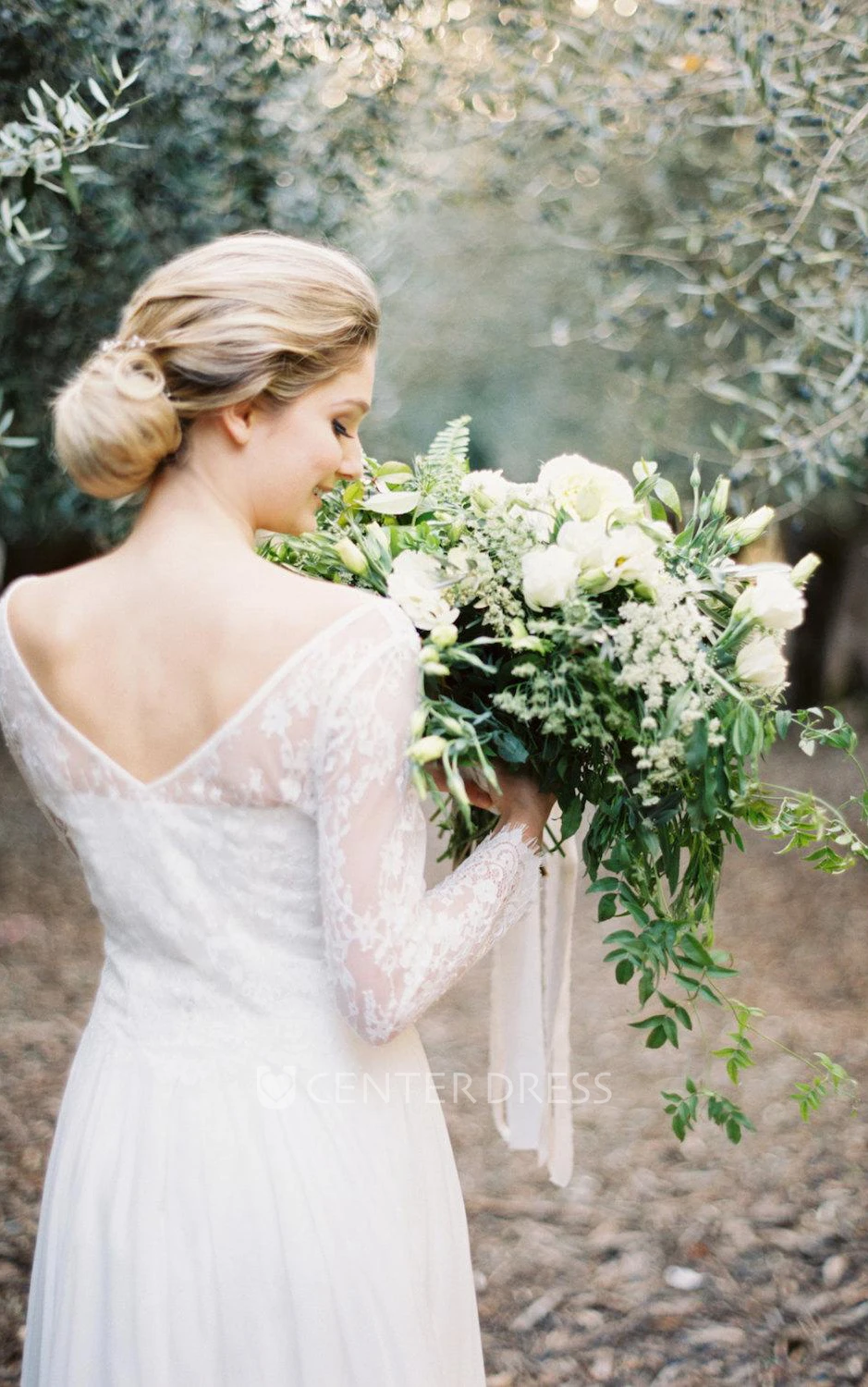 Long Sleeve Lace Topper A Simple White Boho Lace Topper Dress