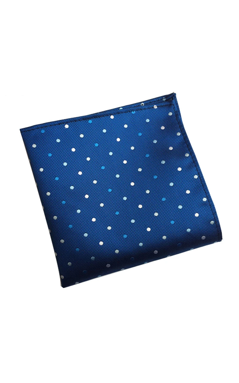 Floral Print and Polka Dot Pocket Square-10 Color Options