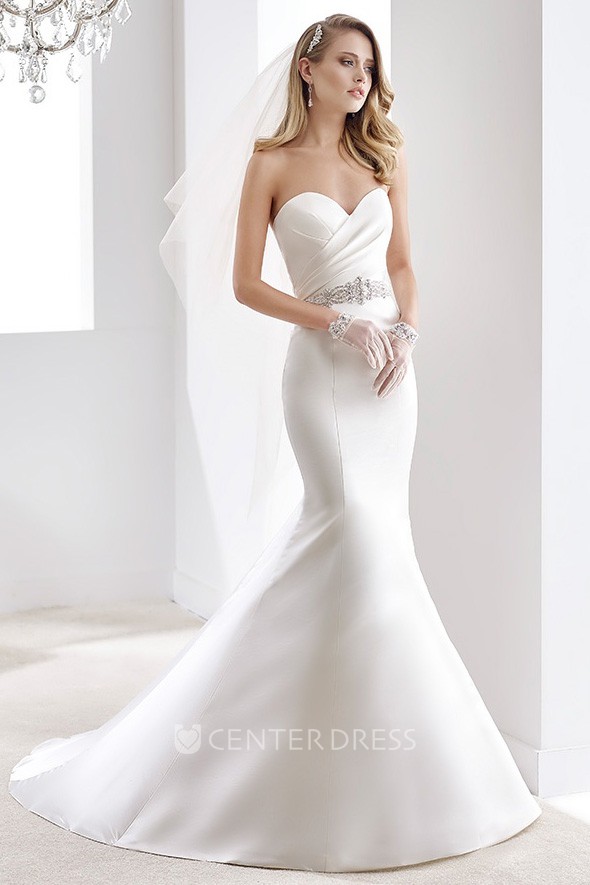 Sweetheart neckline outlet mermaid wedding dress