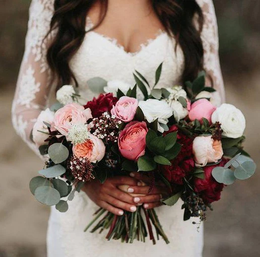 Sheath V-neck Lace Deep-V Back Spring Wedding Dress