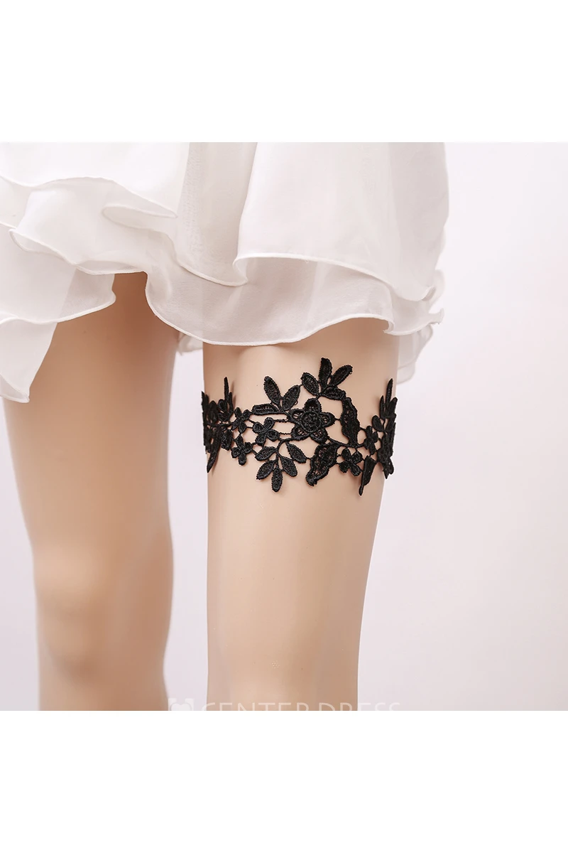 Black Lace Appliqu