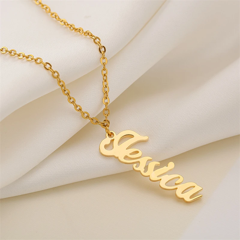 Personalised Name Titanium Steel Necklace