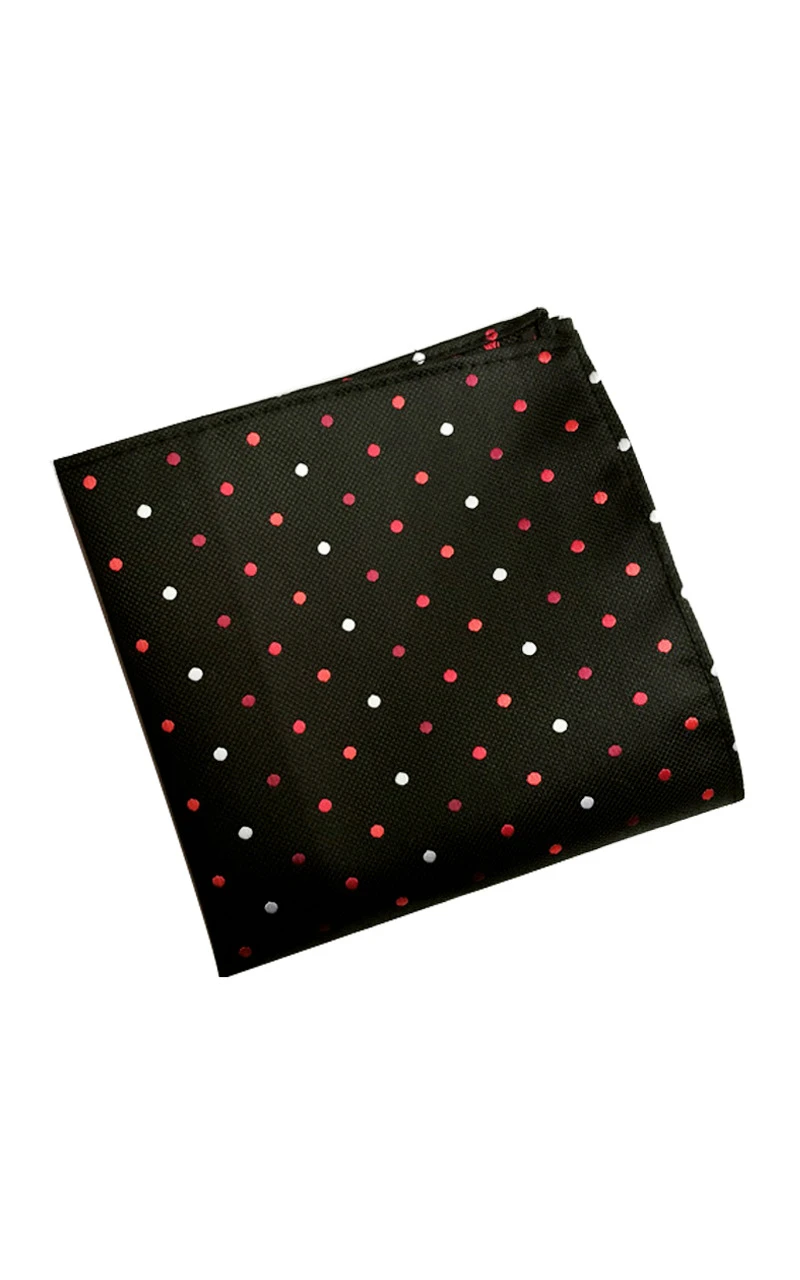 Floral Print and Polka Dot Pocket Square-10 Color Options