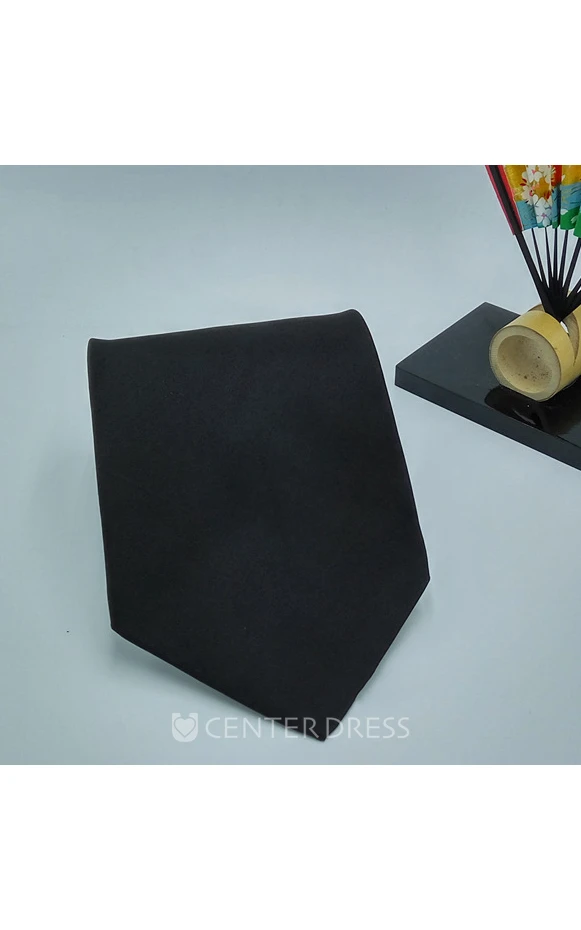 Plain Satin Extra Wide Tie-4 Color Options