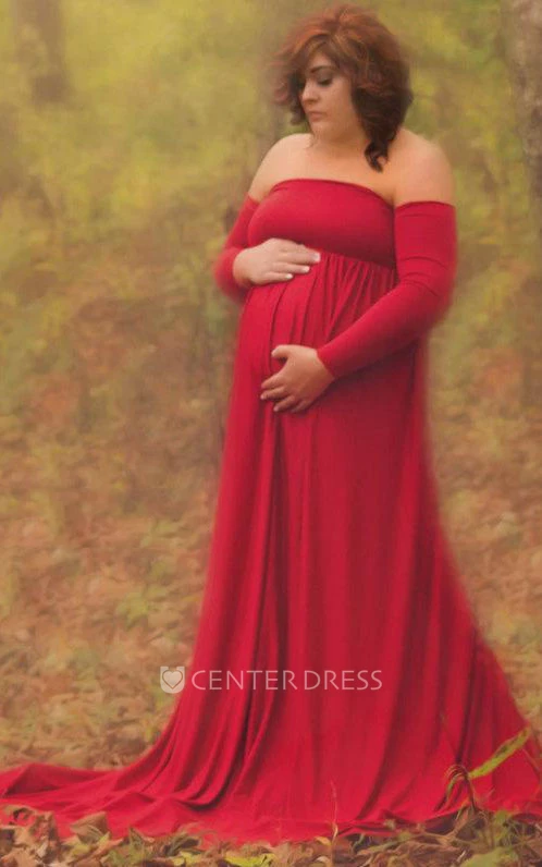 Rachel Maternity With Separate Maternity Prop Maternity Dress