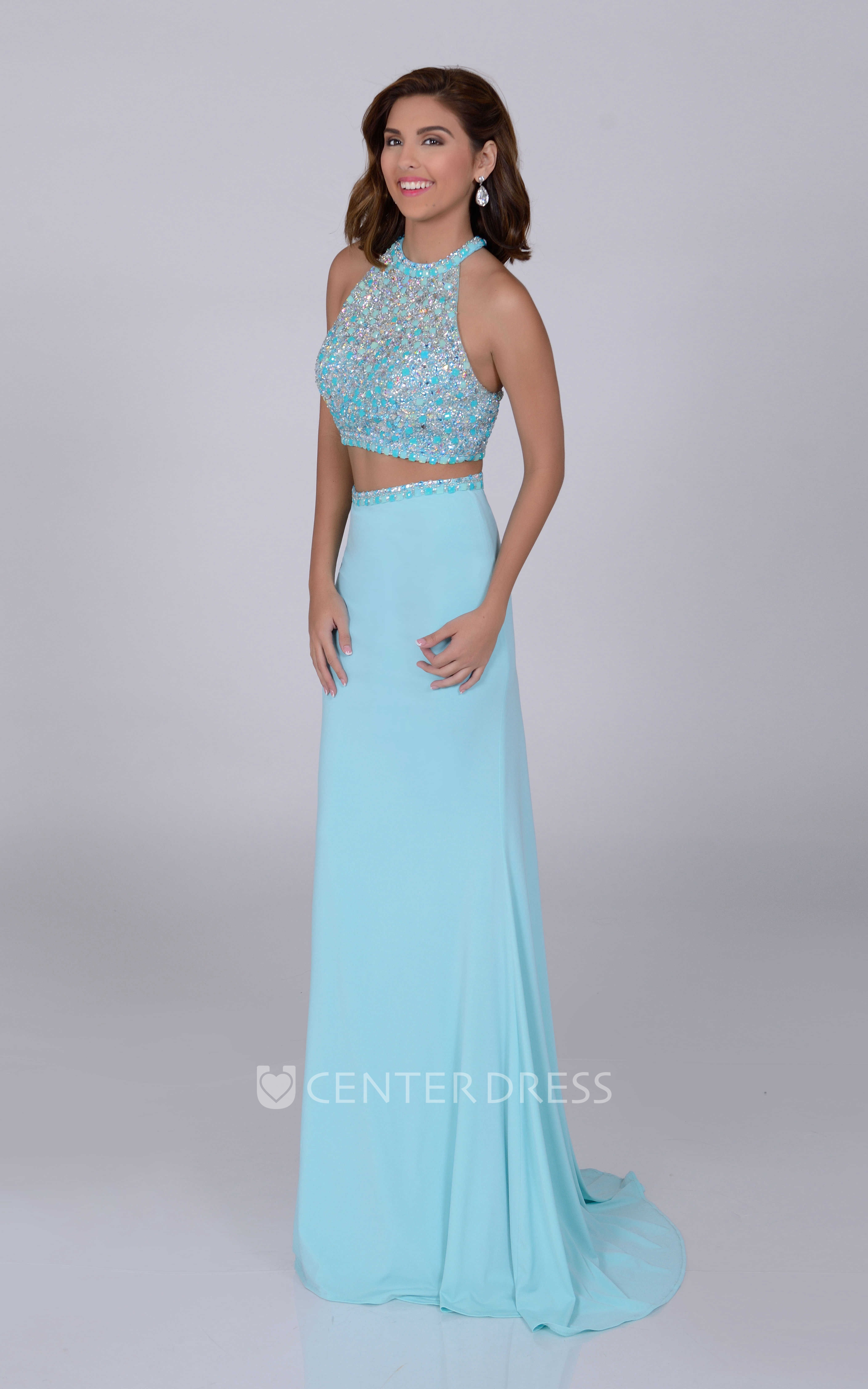 Crystal Top Prom Dress