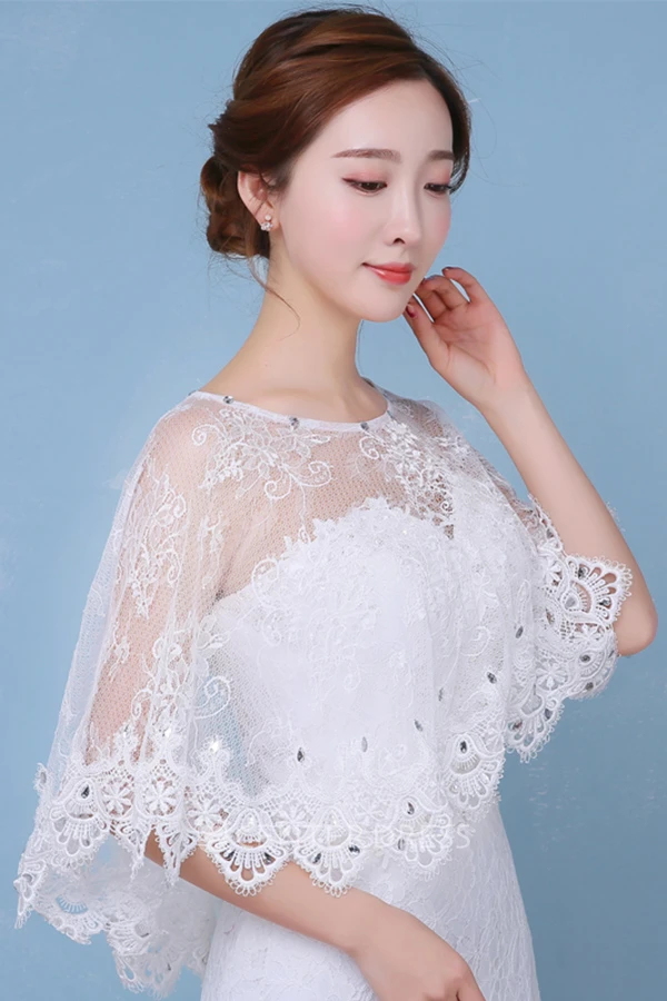 New Luxury Lace Cape Cape Shawl