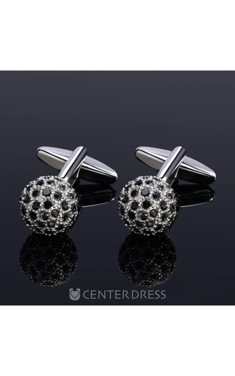 Simple Classic Alloy Cufflinks-10 Styles