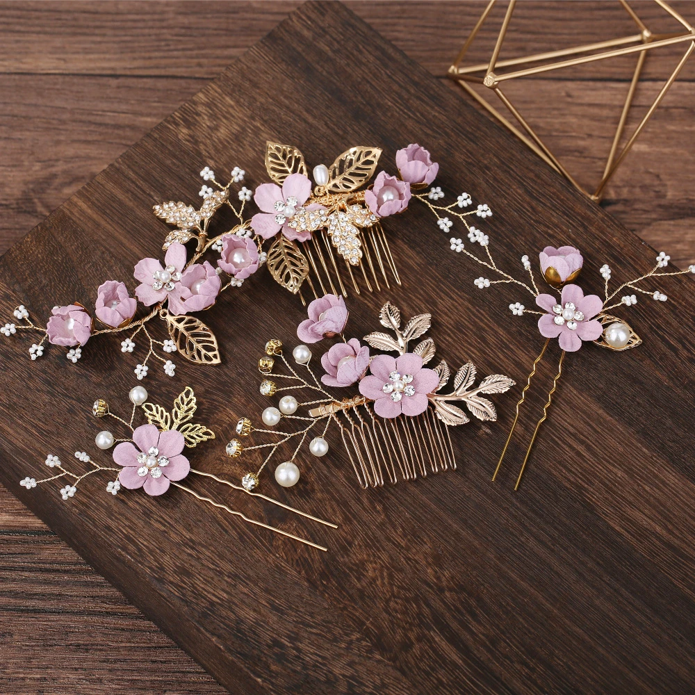 Romantic Chic Alloy Hair Combs