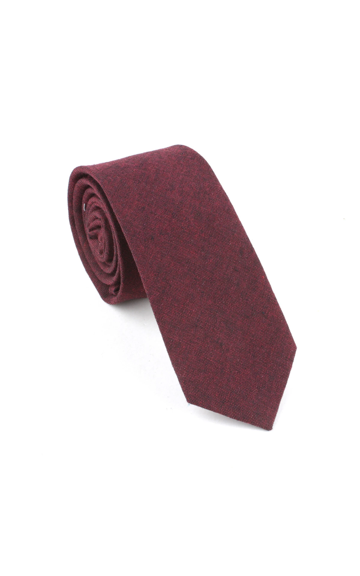Plain Cotton Skinny Tie-8 Color Options