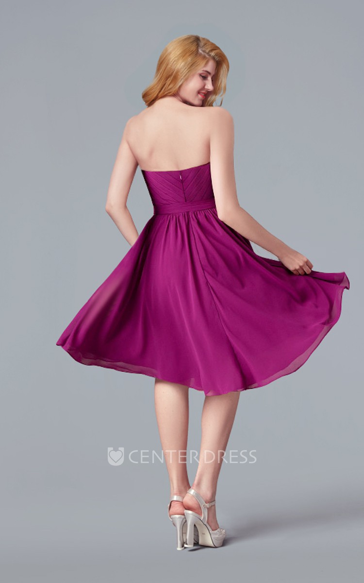 Tara Dress Sweetheart Chiffon Dress