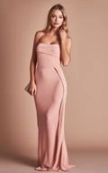 Mermaid Bridesmaid Dress Square Neckline Spandex Sexy Open Back Sleeveless 2025 Floor-length