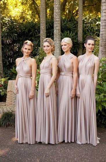 multi wrap bridesmaid dresses