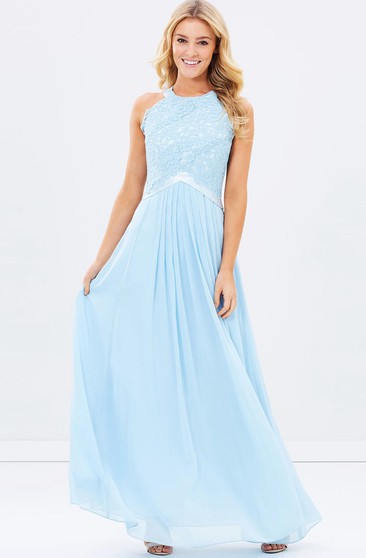 cornflower bridesmaid dress