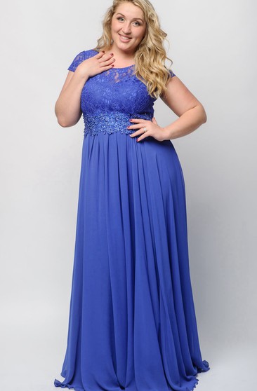prom dress for plus size girls