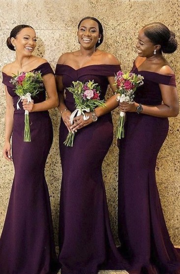 purple bridesmaid dress short