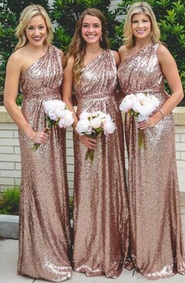 maid of honor gold dress