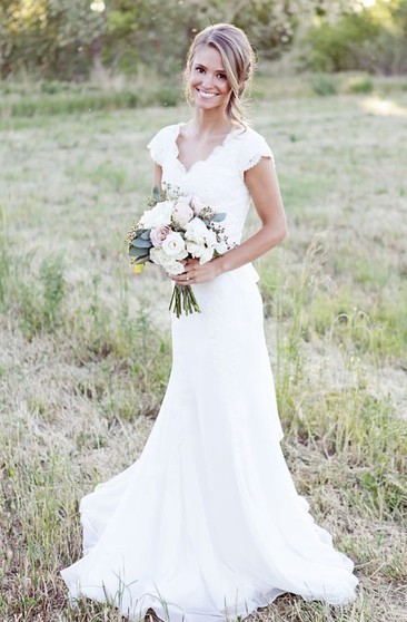 vintage style wedding dress for big bust