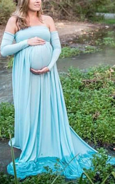 Rachel Maternity With Separate Maternity Prop Maternity Dress