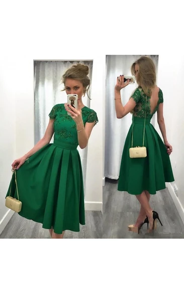 Emerald Green Cocktail Dress