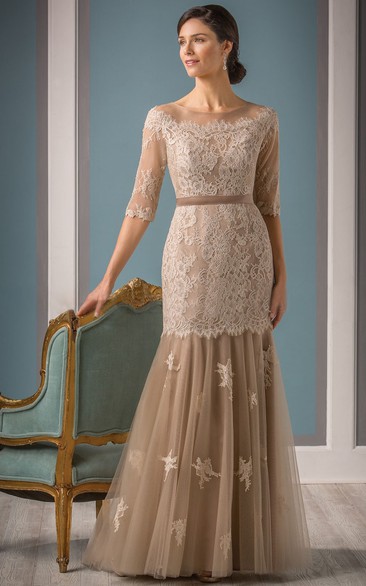 Beige gown outlet for ninang