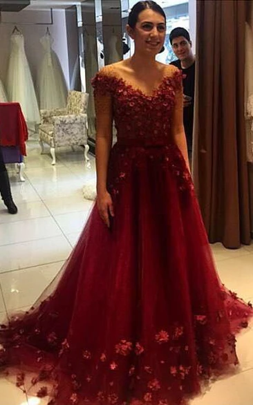 Red Evening Dresses With Sleeves | Red ...