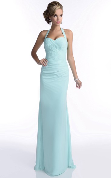 Tiffany Blue Chiffon Dress