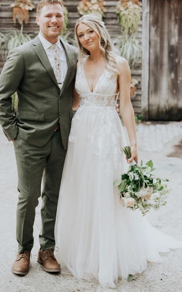 Rustic Elegance Gray Dresses