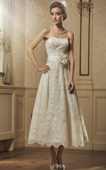 Ankle Length Beach Wedding Dresses