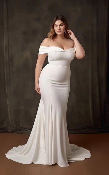 Sleeveless Mermaid Satin Wedding Dress 2023 Modern Country Garden