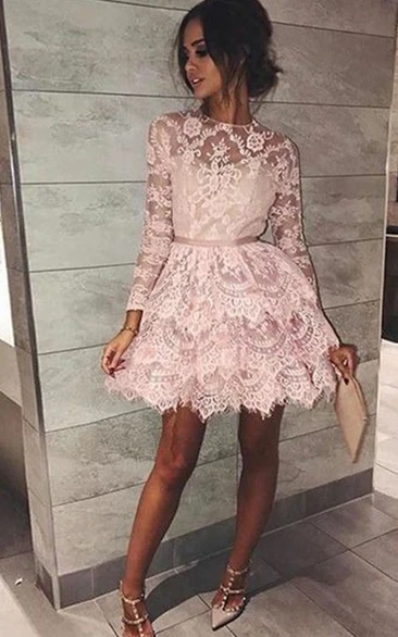 Winter formal dresses long hotsell sleeves short