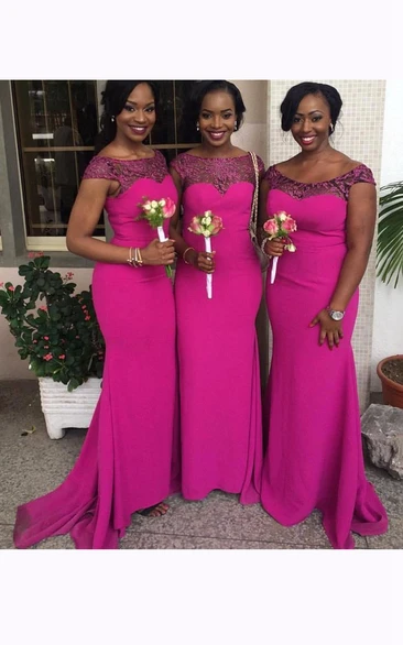 Raspberry Color Bridesmaid Gowns ...