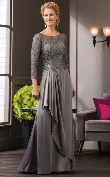 Charcoal grey 2024 evening gowns