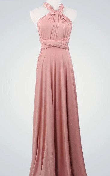 Nude pink 2024 infinity dress