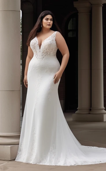 Plus Size Grecian Style Wedding Dresses