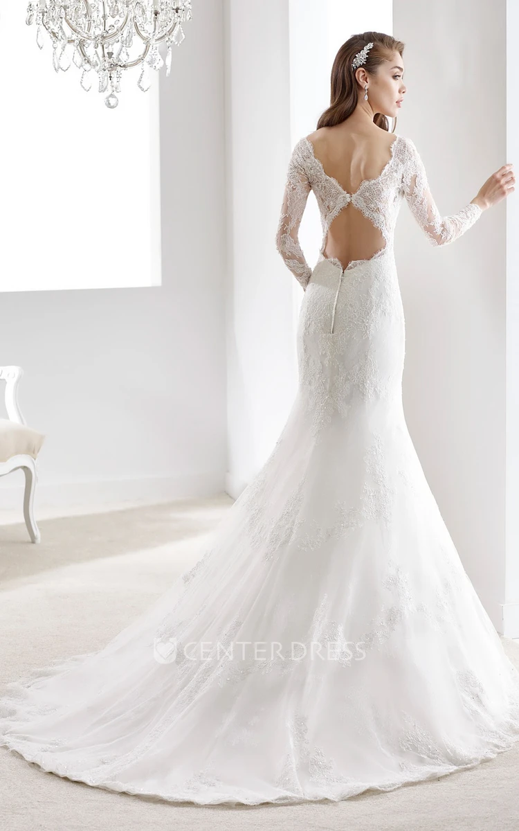 Sweetheart Pleated Sheath Mermaid Gown With Appliques And Lace-Up Back