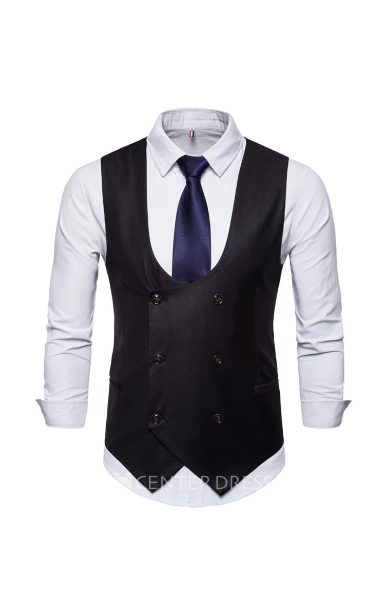 Plain Cotton Men's Vest-4 Color Options