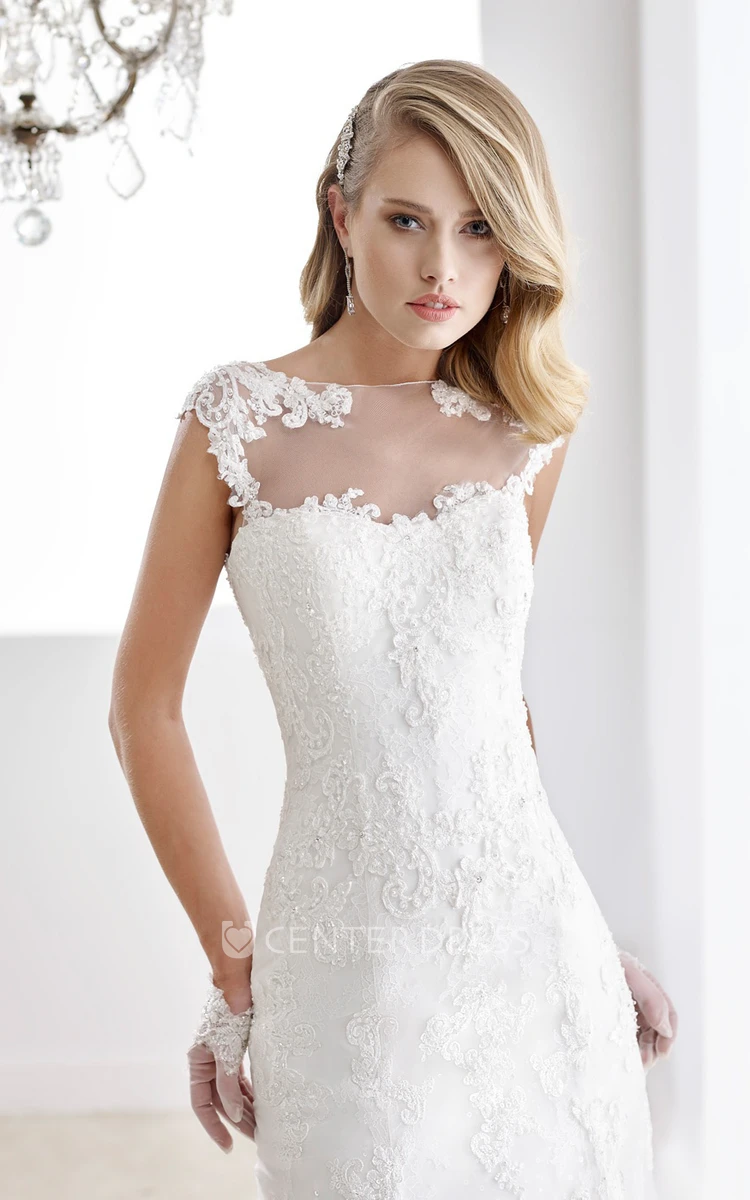 Sweetheart A-line Ruching Wedding Dress with Beaded Belt and Pleated Bodice