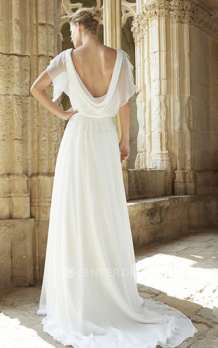 Poet Sleeve Wedding Dress