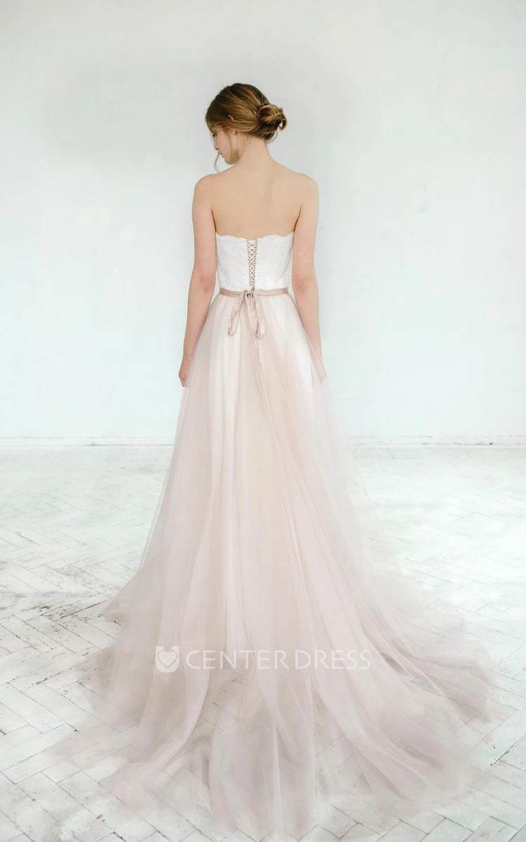 Blush Wedding Gown Dahlia 2 Pieces Dress