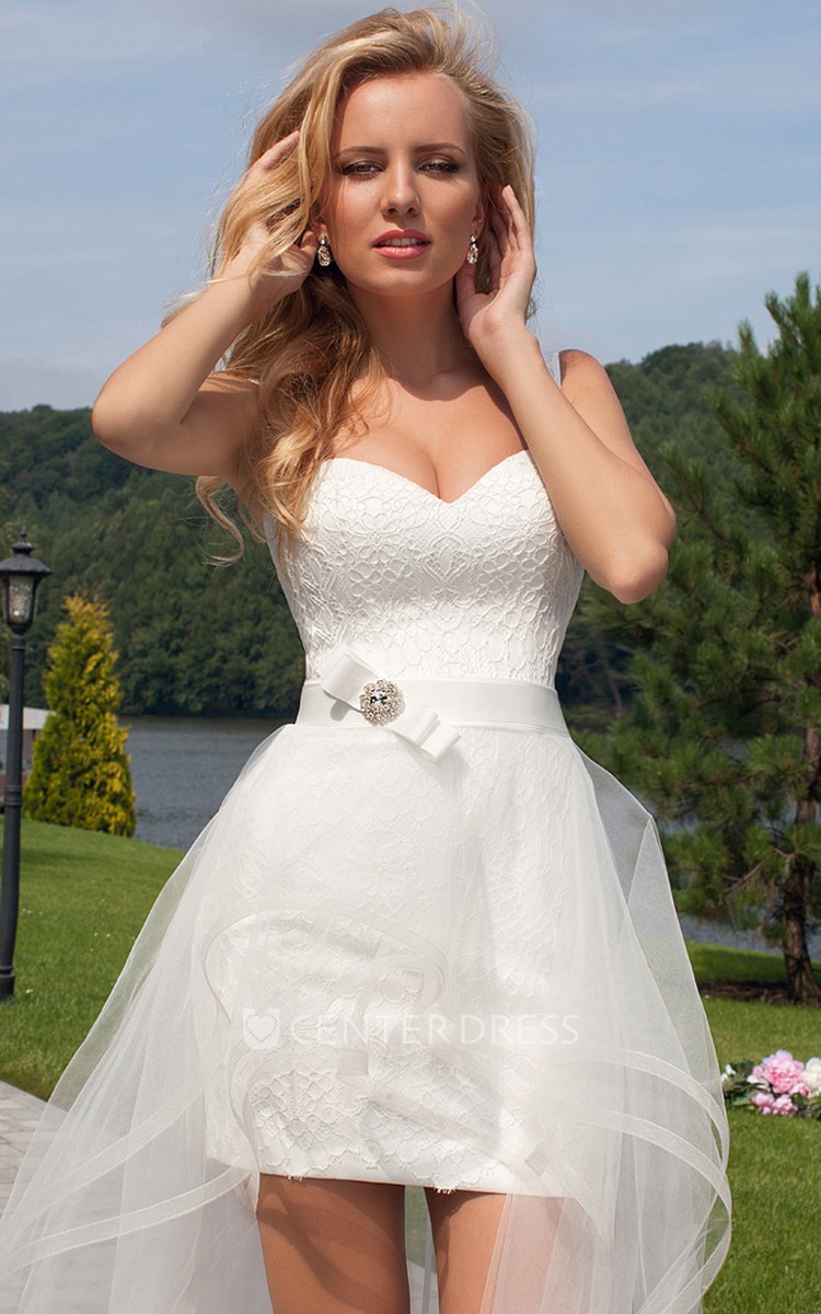 Corset back deals wedding dress