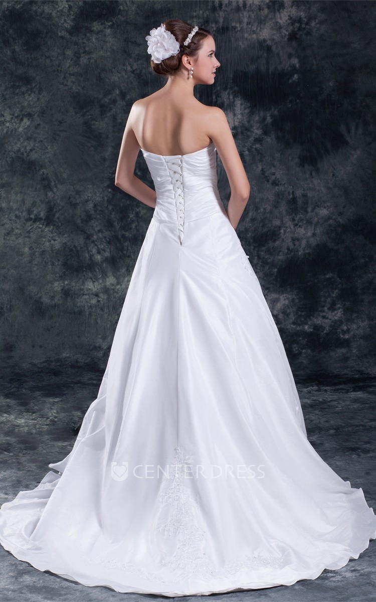 Wedding dress good with corset back