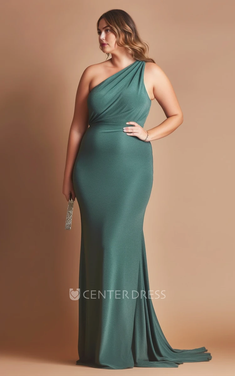 Elegant One-Shoulder Plus Size Bridesmaid Dress 2023 Collection