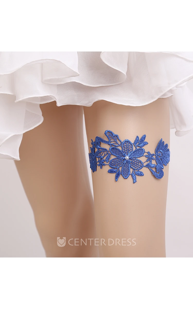Hot Multicolor Lace Elastic Garter Within 16-23inch