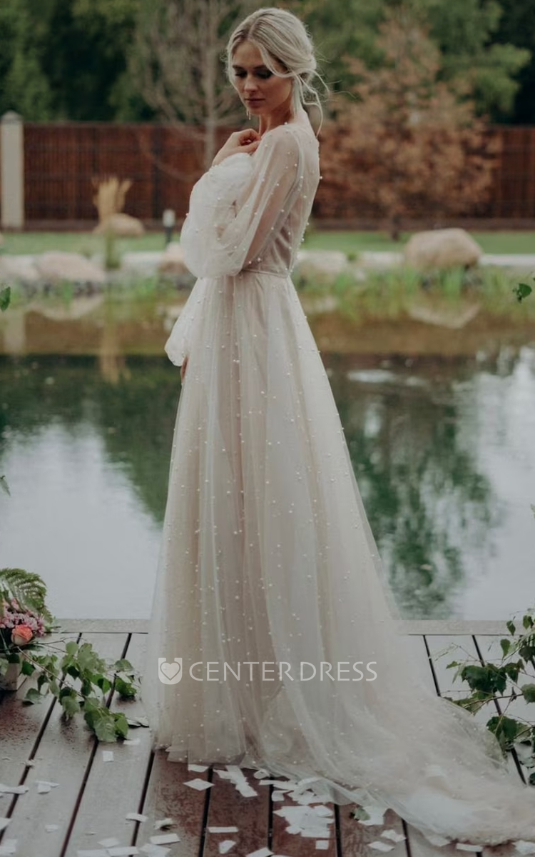 Garden Tulle Long Gown ...